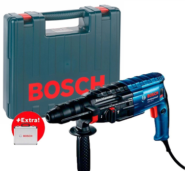 Перфоратор Bosch Professional GBH 240 F в чемодане с набором 11 буров (0611273000+2608578765)