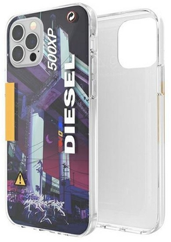 Etui Diesel Clear Case Mad Dog Jones do Apple iPhone 12/12 Pro Colorful (8718846088800)