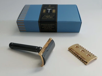 Бритва для гоління Т-подібна Fatip Piccolo Special Gold Edition