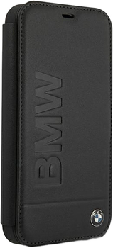 Etui z klapką BMW Signature do Apple iPhone 12 mini Black (3700740492093)