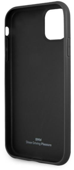 Панель BMW Leather Perforate для Apple iPhone 11 Black (3666339011802)