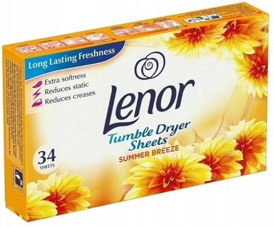 Салфетки для сушильної машини Lenor Summer Breeze 34 шт