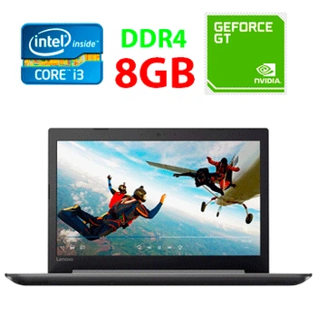 Игровой ноутбук Lenovo IdeaPad L340-15IWL / 15.6" (1920x1080) TN / Intel Core i3-8145U (2 (4) ядра по 2.1 - 3.9 GHz) / 8 GB DDR4 / 120 GB SSD + 500 GB HDD / nVidia GeForce MX230, 2 GB GDDR5, 64-bit / WebCam б/у