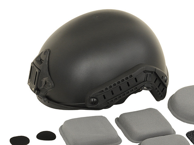 Страйкбольный шлем с быстрой регулировкой FAST BALLISTIC (Размер L/XL) – Black [FMA] (для страйкбола)