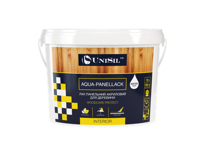Панельный лак Aqua-Panellack Unisil шелковисто-матовый 3 л