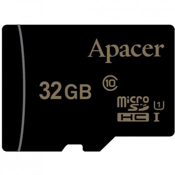Карта памяти Apacer 32GB microSDHC class 10 UHS-I (AP32GMCSH10U1-RA) (160852)