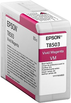 Картридж Epson T850300, Vivid Magenta 80 ml (10343914889)