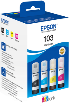 Чорнильниця Epson EcoTank 103 4-colour Multipack 65 ml (8715946701271)