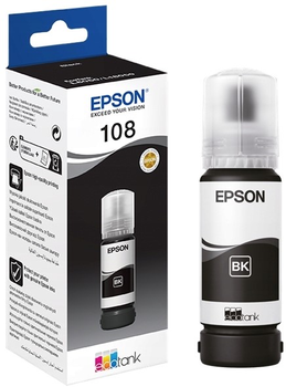Чорнильниця Epson EcoTank 108 Black 70 ml (8715946712338)