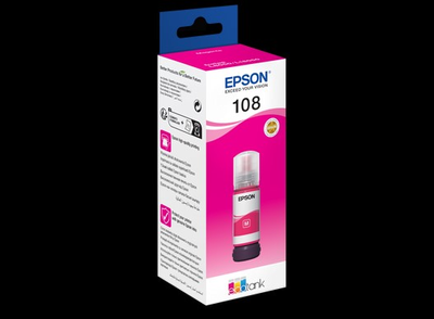 Tusz Epson EcoTank 108 Magenta 70 ml (8715946712352)