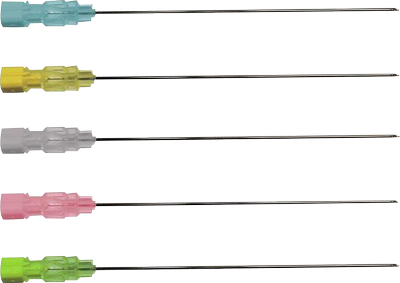Голка спінальна з заточкою типу Квінке BD Spinal Needle 25G(г)х 3.5 (0.50 x 90 мм) Помаранчева №25 (405257)