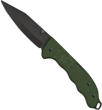 Нож Victorinox Evoke BS Alox 136 мм 4 функции в подарочной коробке Рифленный зеленый (0.9425.DS24)