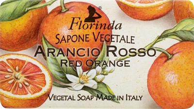 Мыло натуральное "Красный апельсин" - Florinda Red Orange Natural Soap 50g (375303-125539)
