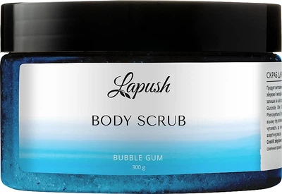Цукровий скраб для тіла "Bubble gum" - Bubble gum Body Scrub Lapush 300g (669405-134388)