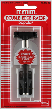Бритва Т-подібна "Popular" - Feather Double Edge Razor (544805-27097)