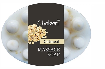 Антицеллюлитное массажное мыло "Овсянка" - Chaban Natural Cosmetics Massage Soap 100g (1205953-137661)