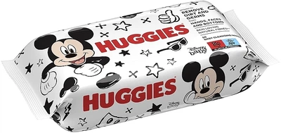Вологі серветки "Mickey Mouse" - Huggies BW Baby Cleancing Wipes 56шт (673909-143883)