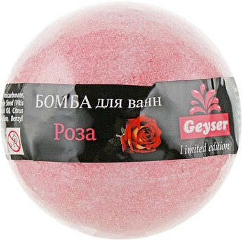 Бомба для ванны, микс без капсулы "Роза" - Geyser 140g (855018-63074)