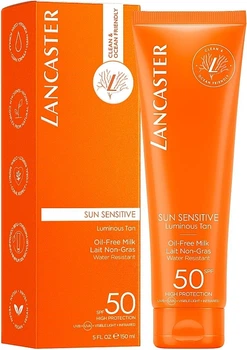 Солнцезащитное молочко без масла SPF50 - Lancaster Sun Sensitive Oil Free Milk SPF50 150ml (983115-125017)