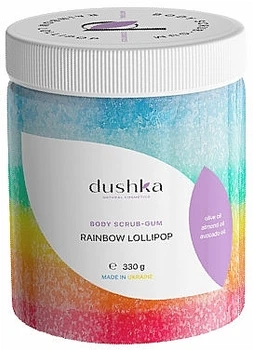 Скраб-жвачка “Радужный леденец” - Dushka Rainbow Lollipop Body Scrub-Gum 330g (1200418-136198)