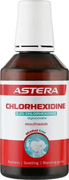 Ополіскувач для ротової порожнини з хлоргексидином - Astera Chlorhexidine 0.2% Digluconate Mouthwash 300ml (1109457-31163608)