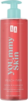 Мультиувлажняющий гель для душа с маслом кофеина и персика - AA Cosmetics YOU.mmy Peach Firm 400ml (1198397-139220)
