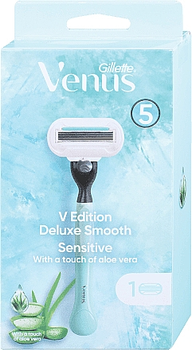Жіноча бритва з 1 змінним лезом - Gillette Venus Deluxe Smooth Sensitive (1089063-98912)