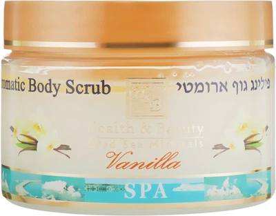 Ароматичний сольовий пілінг для тіла "Ваніль" - Health and Beauty Aromatic Body Peeling 450g (74351-95039)