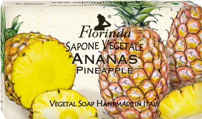 Мило натуральне "Ананас" - Florinda Sapone Vegetale Pineapple 100g (375379-125134)