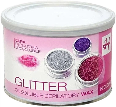 Воск для депиляции в банке "Глиттер" - Holiday Depilatory Wax 800ml (1270221-146207)