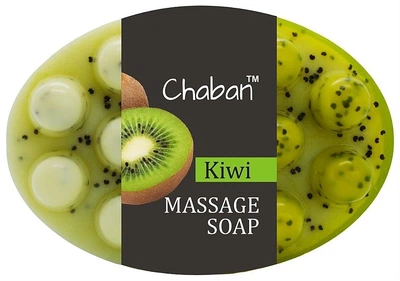 Антицелюлітне масажне мило "Ківі" - Chaban Natural Cosmetics Massage Soap 100g (1205962-137667)
