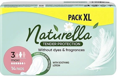 Гігієнічні прокладки, 14шт - Naturella Ultra White Duo Maxi 14шт (1248032-144574)