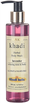 Трав'яний гель для душу "Лаванда" Khadi Swati Herbal Body Wash Lavander 200ml