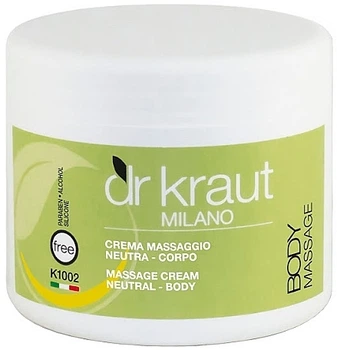 Нейтральний масажний крем для тіла Dr.Kraut Neutral Massage Cream Body 500ml (1169248-124730)
