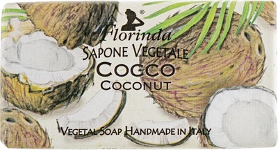 Мило натуральне "Кокос" - Florinda Sapone Vegetale Coconut 100g (375359-31100706)