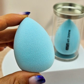 Спонж для макияжа в форме капли Голубой Puff Make Up Beauty Blender