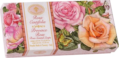 Набір натурального мила Saponificio Artigianale Fiorentino Provence Rose Прованська троянда 3 шт х 125 г (8032665594930)