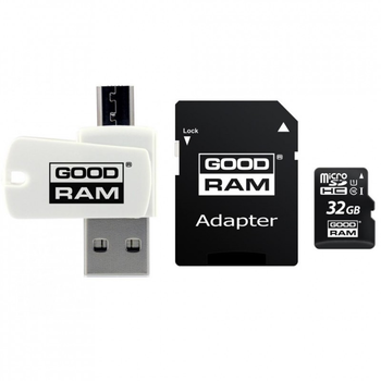 Карта памяти Goodram 32GB microSDHC class 10 UHS-I (M1A4-0320R12) (160913)