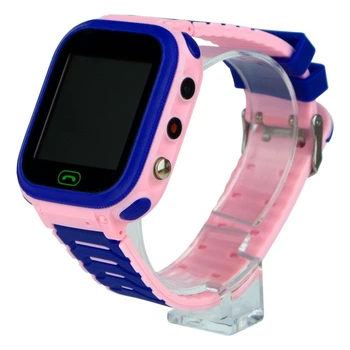 Дитячий смарт годинник Bluetooth T18 LCD 570 mAh Пластик Силікон Рожеві