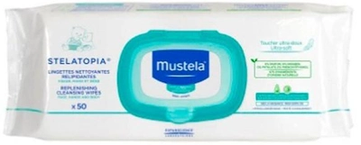 Chusteczki wilgotne Mustela Stelatopia Replenishing dla dzieci 50 szt (3504105029883)