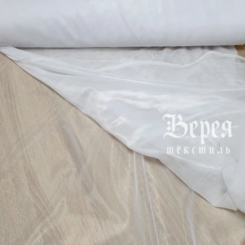 Ткань тюль сетка ширина 300 см белая