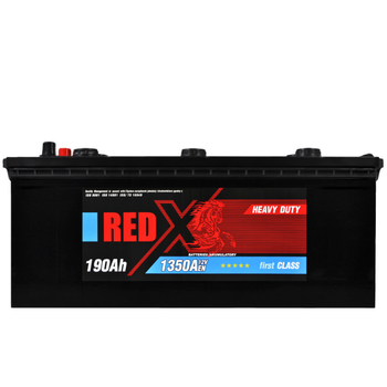 Автомобільний акумулятор RED X (D5) 190Ah 1350A L+