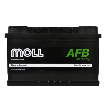 Автомобильный аккумулятор MOLL AFB start/stop 86Ah 820A R+ (L4)