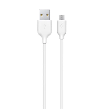 Кабель Ttec USB - мicro USB (M/M), 1.2 м, Білий (2DK7530B)
