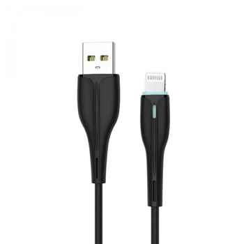 Кабель SkyDolphin S48L USB - Lightning (M/M), 1 м, Чорний (USB-000422)