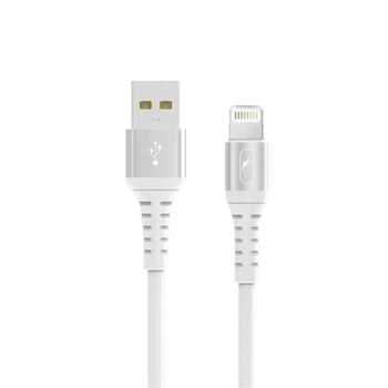 Кабель SkyDolphin S05L TPE Frost Line USB - Lightning (M/M), 1 м, Білий (USB-000548)