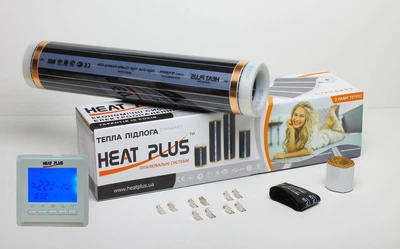 Комплект теплої підлоги Heat Plus Standart 3м2 + терморегулятор BHT306