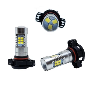 Cветодиодная лампа с цоколем PSX24W 21SMD 2835 Autoexpect 12V Белая с драйвером (21746)