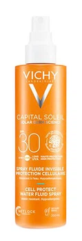 Спрей Vichy Capital Soleil водостійкий з гіалуроновою кислотою, захищає шкіру від солі та хлору SPF-30 200 мл (8554)