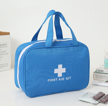 Органайзер-сумка для лекарств "STANDART MAXI". Размер 24х17х8 см. Синий цвет